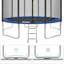 Songmics 427cm Round Backyard Trampoline with Safety Enclosure