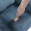 Fauteuil inclinable moderne avec dossier en velours côtelé et structure en bois massif pour un confort et une durabilité ultimes-1111076036