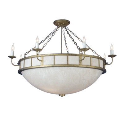 Nastassja 20 - Light Gold Single Pendant