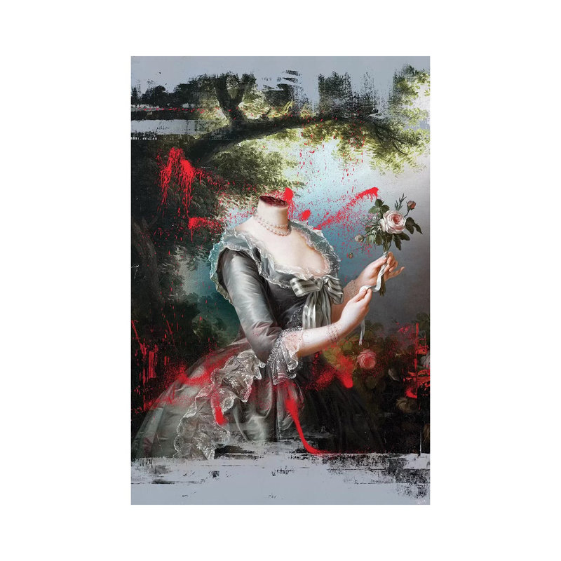 Portrait Of Marie Antoinette 1794 by José Luis Guerrero - Wrapped Canvas Print, 101.6cm H x 66.04cm W x 1.905cm D
