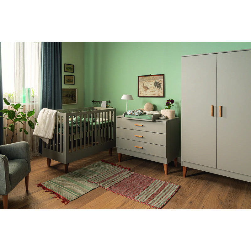 Jahn Kids 3 - Drawer Dresser, Light Grey