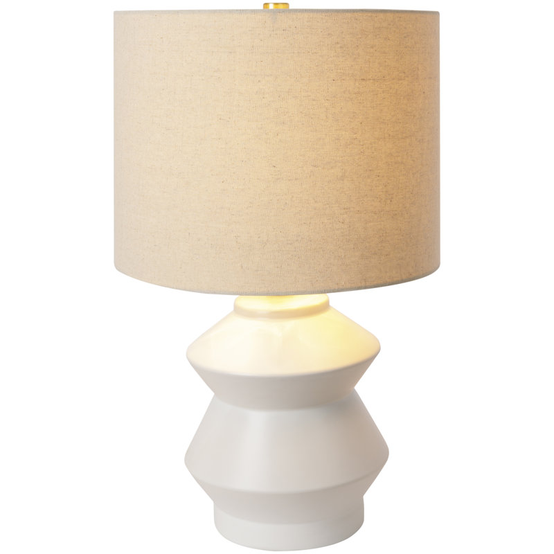 Lampe de table Boyes, Blanc