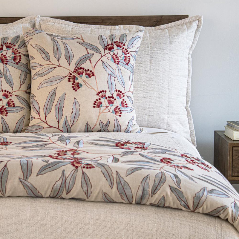 Linenberry Embroidered Padded Throw 