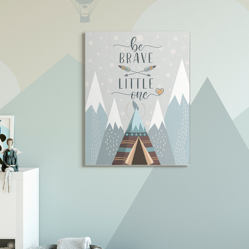 Tipi Brave Little One, Toile tendue, H 48 po x l 36 po x P 1,5 po