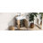 21.6" Modern Floating Bathroom Vanity With Ceramic Basin - Perfect For Small Bathrooms, Left Side Storage-1404676248