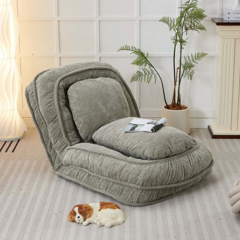 Trule Madeline Floor Game Chair, Green
