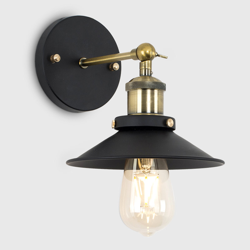Harris Glass Armed Sconce, Included