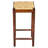 Mango Wood Barstool With Rope Weaved Seat
