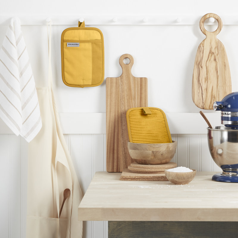 KitchenAid Beacon 2-Piece Potholder, Majestic Yellow