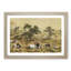 One Hundred Horses by Lang Shining - Picture Frame Painting Print-55581439-55581440