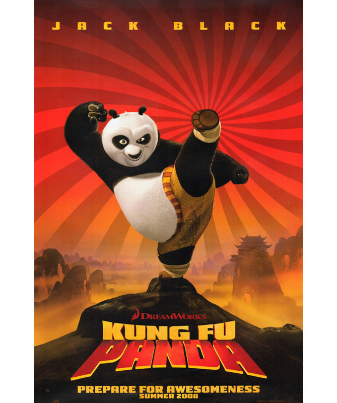 Kung Fu Panda, H 18 po x l 12 po