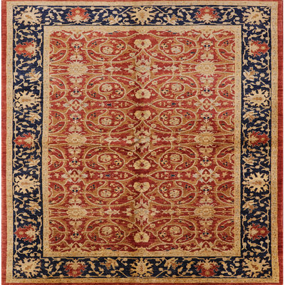 Tapis oriental rouge / bleu marine Haygaser