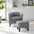 Upholstered Chair With Ottoman-770645364