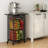 Rolling Kitchen Microwave Cart With Spacious Drawers For Small Kitchen Organization (Effortless Style & Smart Storage)