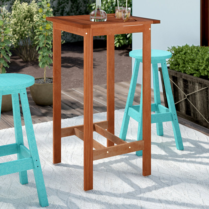 Table de bar en bois Treyton