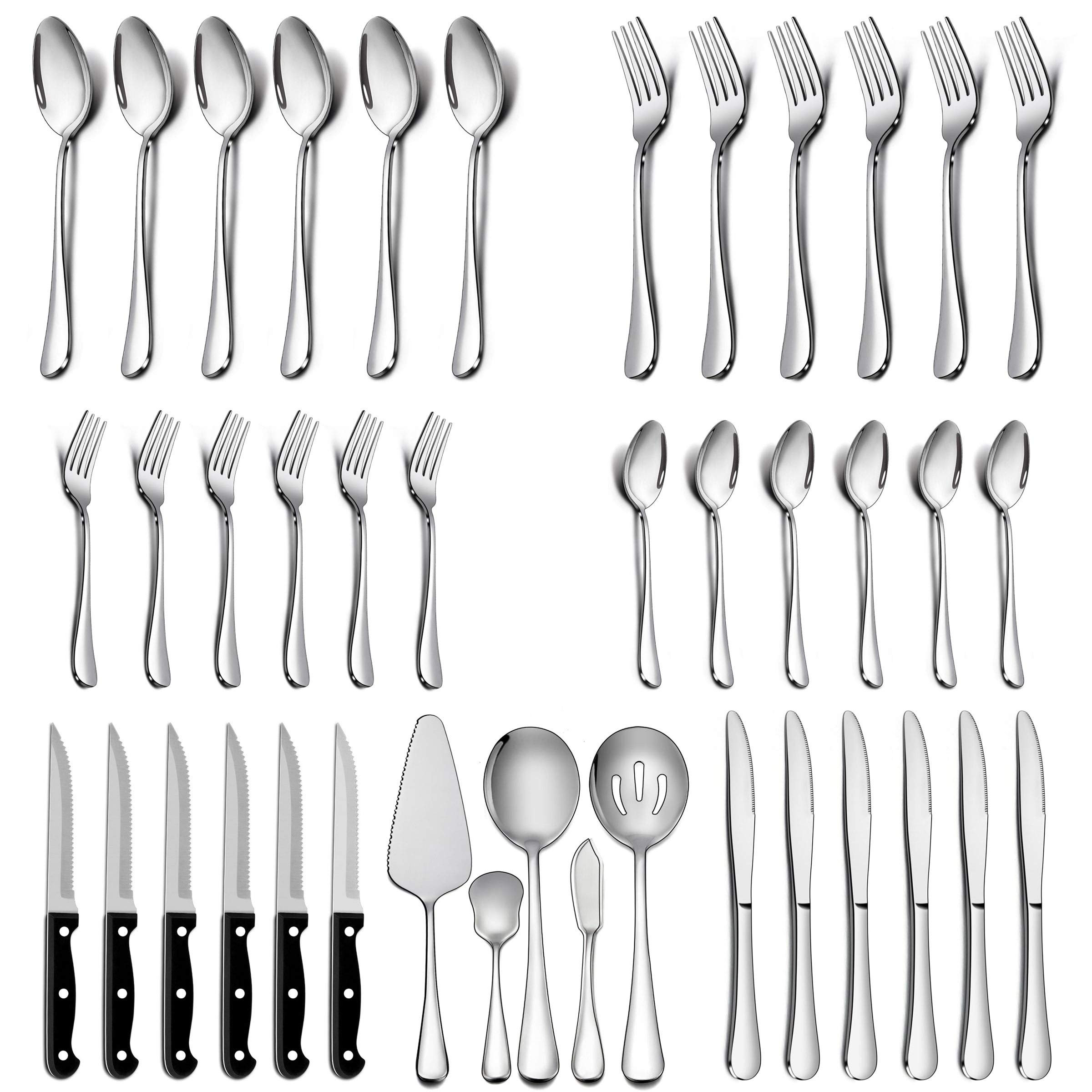 Latitude Run® Bilyue Flatware Set Service for 6 Wayfair