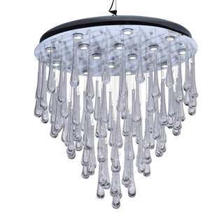 Glass Semi Flush Mount