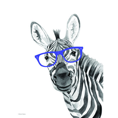 «I See You Zebra», reproduction sur toile tendue