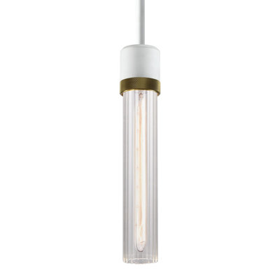 Luminaire suspendu cylindrique à 1 lumière Farella