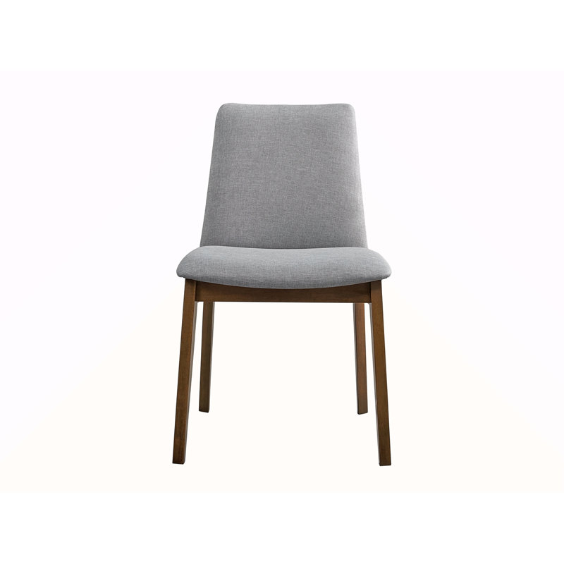 Chaise d'appoint en tissu et finition Kaela
