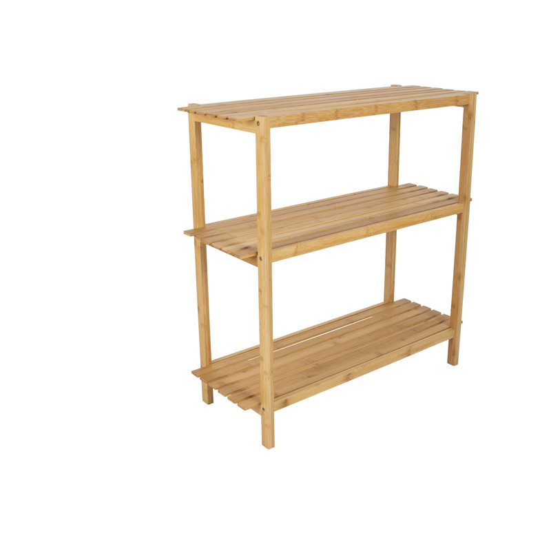 Kasuri 80cm W Solid Wood Storage Rack