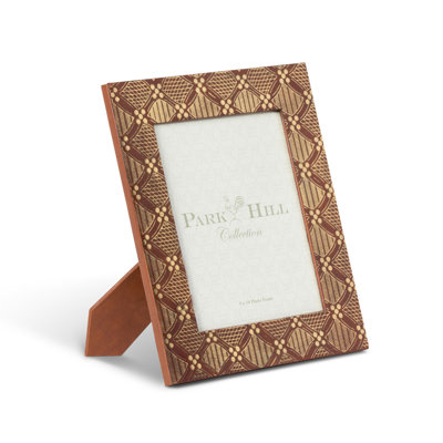 Layla Leather Embossed Picture Frame