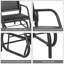 Ensemble de 2 fauteuils de patio Outsunny, noir, ensemble de patio, chaises de patio, meubles de patio