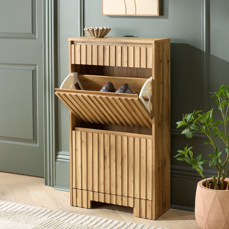 Sohan Shoe Storage Cabinet, Oak