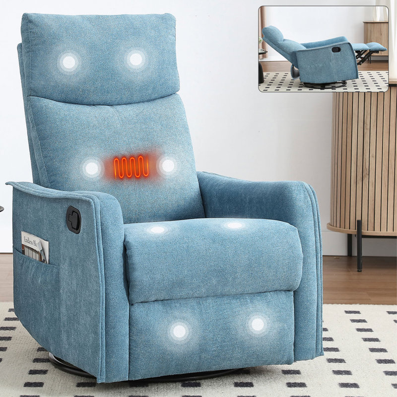 Recliner Chair, Blue