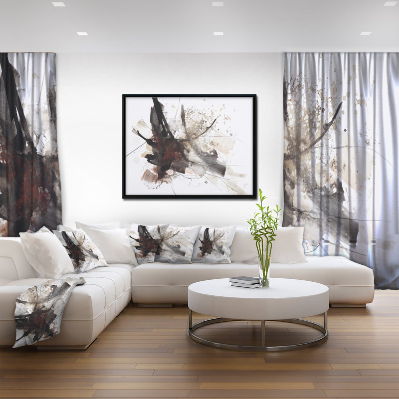 «Istic Splash», reproduction de peinture à l'huile sur toile tendue, H 16 po x l 32 po x P 1 po