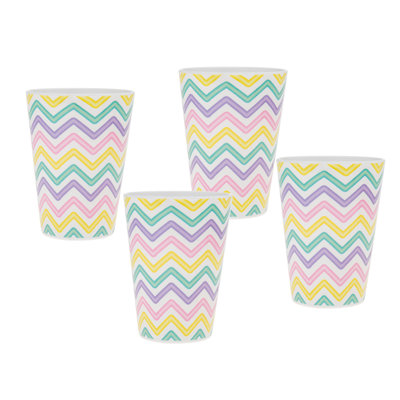 Vivid Melamine Tumbler Set Of 4 