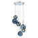 Cheleb 6 - Light Polished Chrome Cluster Pendant