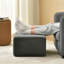 Repose-pieds en velours côtelé Compression-228180870