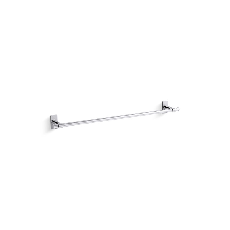 Barre à serviettes Castia By Studio Mcgee, Chrome poli, H 2,5 po x l 24 po x P 3,25 po