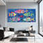 Animaux, ensemble de 3 reproductions d'art sur toile-1535632128