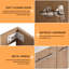 Meuble-lavabo simple 30 po avec comptoir en céramique