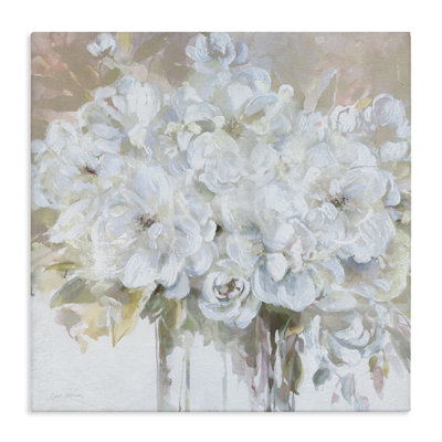 Soft White Bouquet Serenity Canvas, design by Carol Robinson
