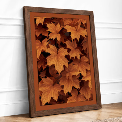 Autumn Maple Canopy Botanical - Framed Print