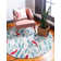 Washable Abstract Indoor Rug
