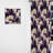 Damask Purple And White Art Deco Pattern - Damask Curtain - Velvet Room Darkening - 1 panel-107578986