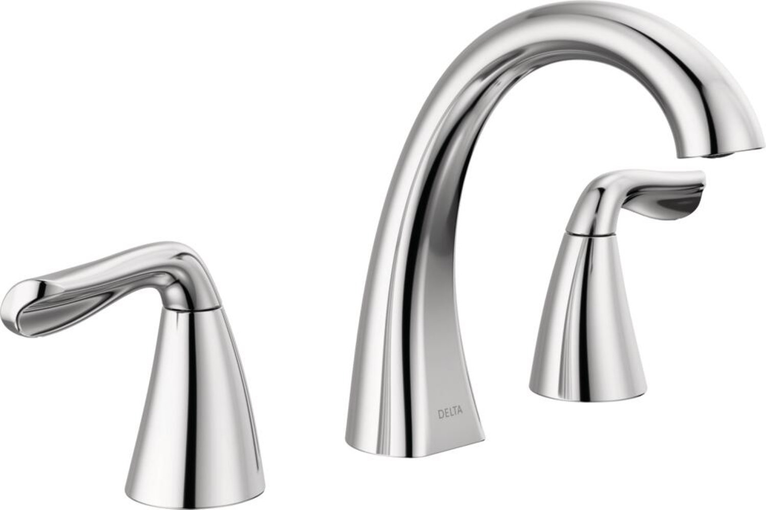 Arvo Widespread Bathroom Faucet with Drain, Chrome