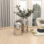 Cole And Grey Stainless Steel Vase With A Sleek Mirror Finish