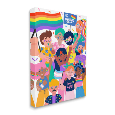" Be Proud LGBTQ+ Pride " by Angela Nickeas