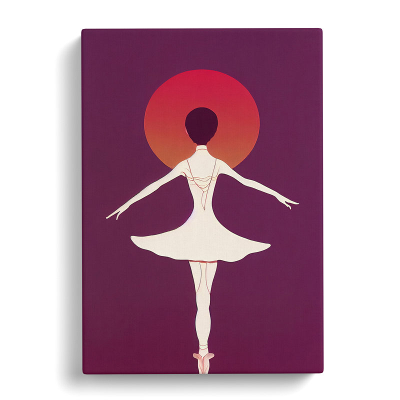 Solo Ballerina - Wrapped Canvas, 50cm H x 35cm W x 3cm D