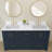 60" Solid Surface Backsplash In White