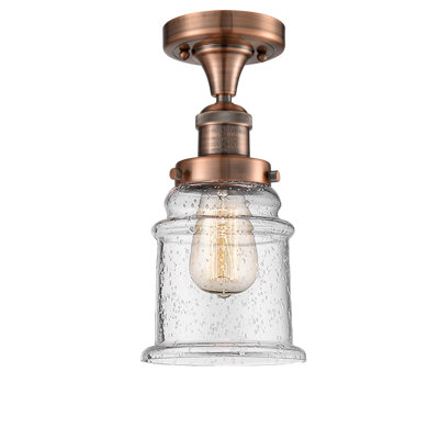 Plafonnier semi-encastré 1 lumière 6 po Galaviz