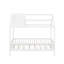 Lit simple en bois avec clôture-47677559