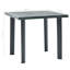 Nairn Rectangular Outdoor with Umbrella Hole Dining Table - 80 cm W 75 cm D-1023083428