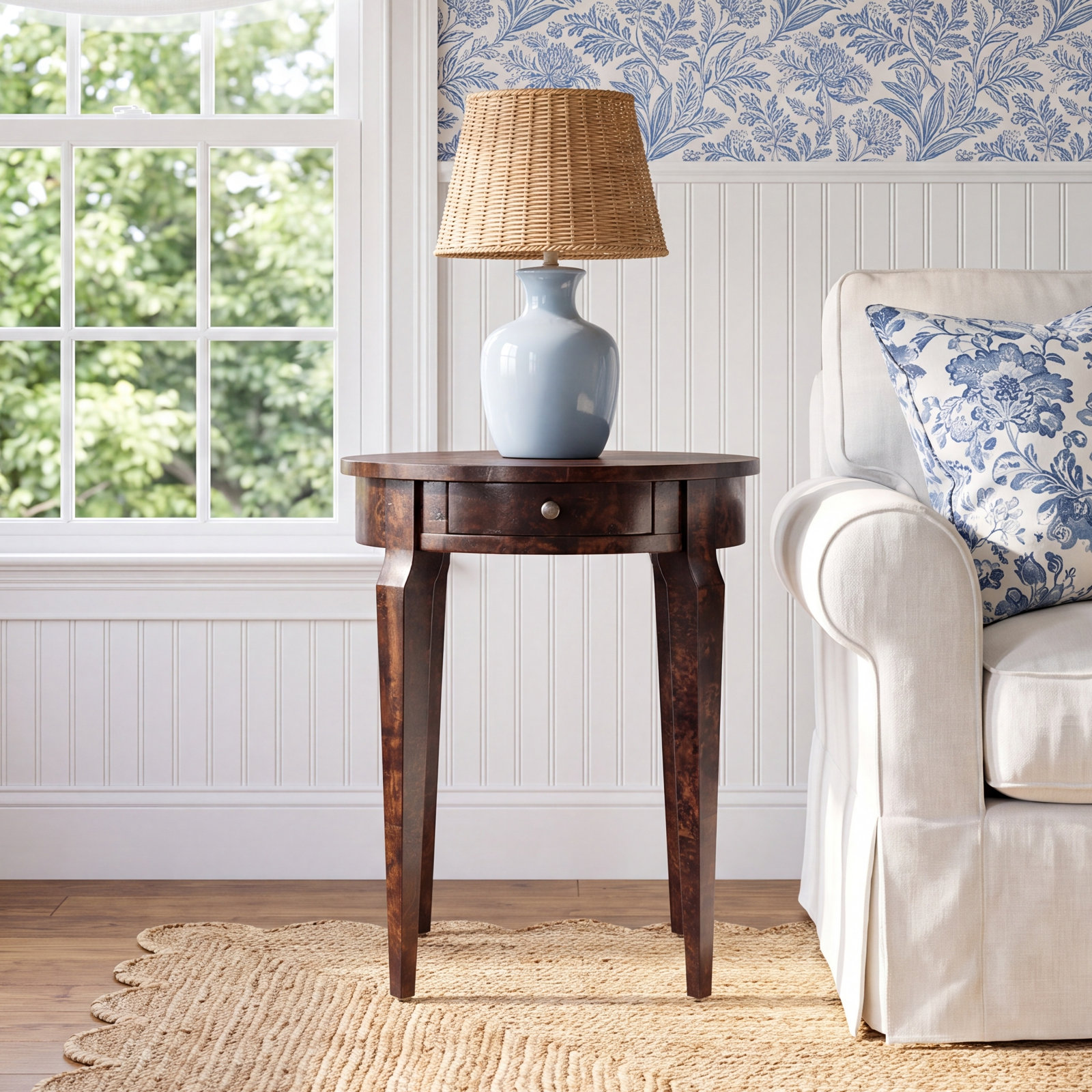 Amberwood 20" End Table, Dark 