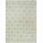 7' X 9' Green Geometric Area Rug